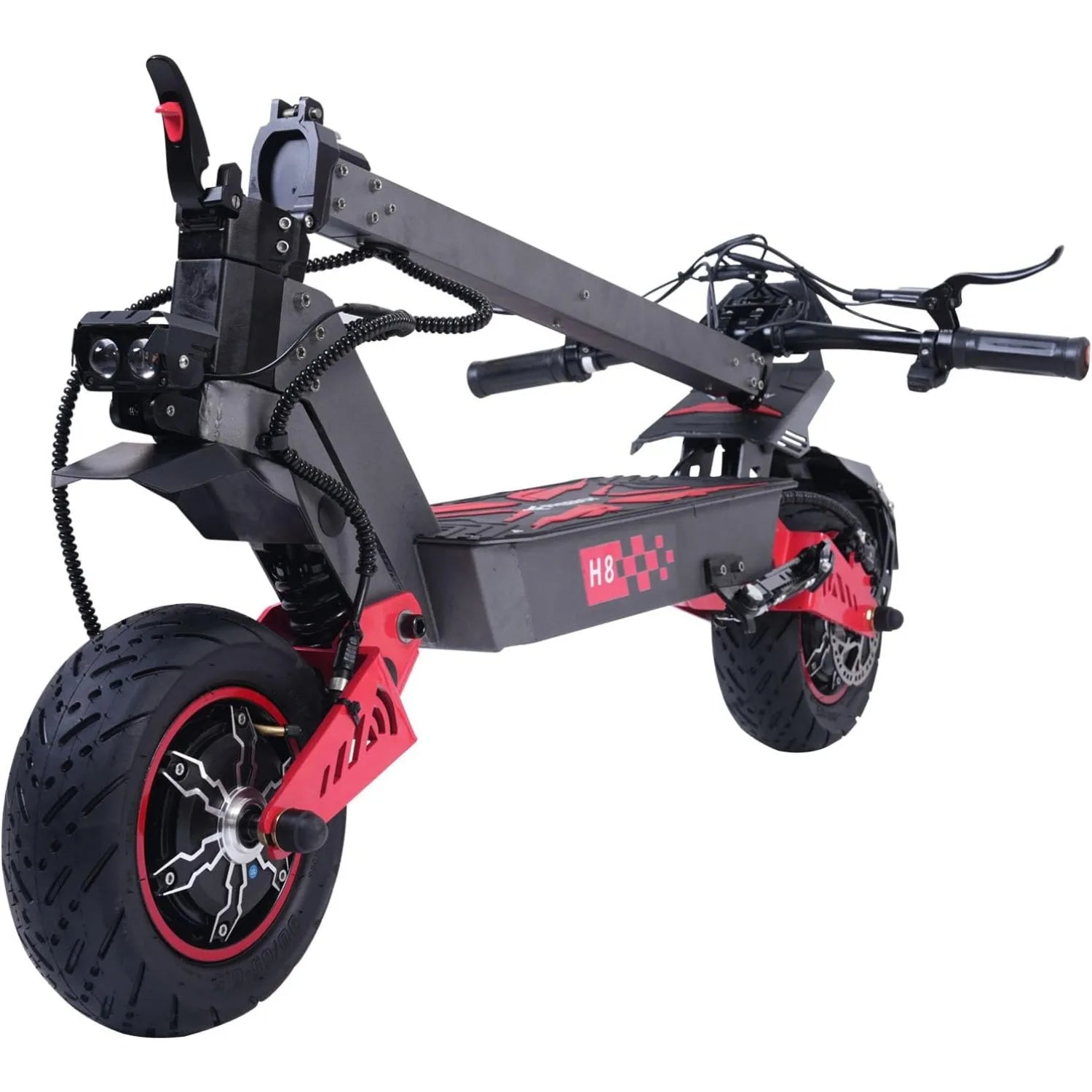 11" Adult Electric Scooter, Scooter for Adults, H8 6000W Commuter E-Scooter, 46MPH Max Speed, 40Mile Range.