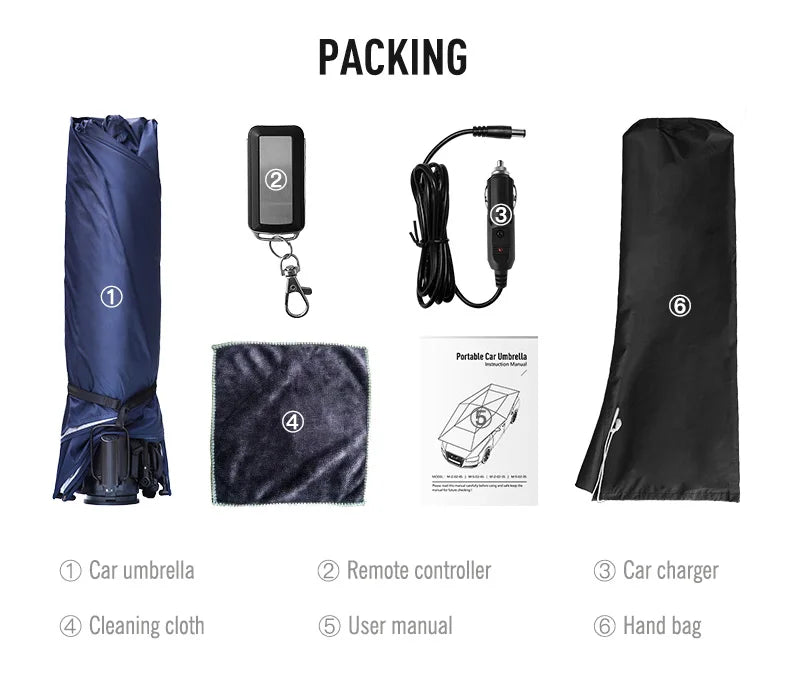 Auto Folding Automatic Car Tent Umbrella Car Baby Shade