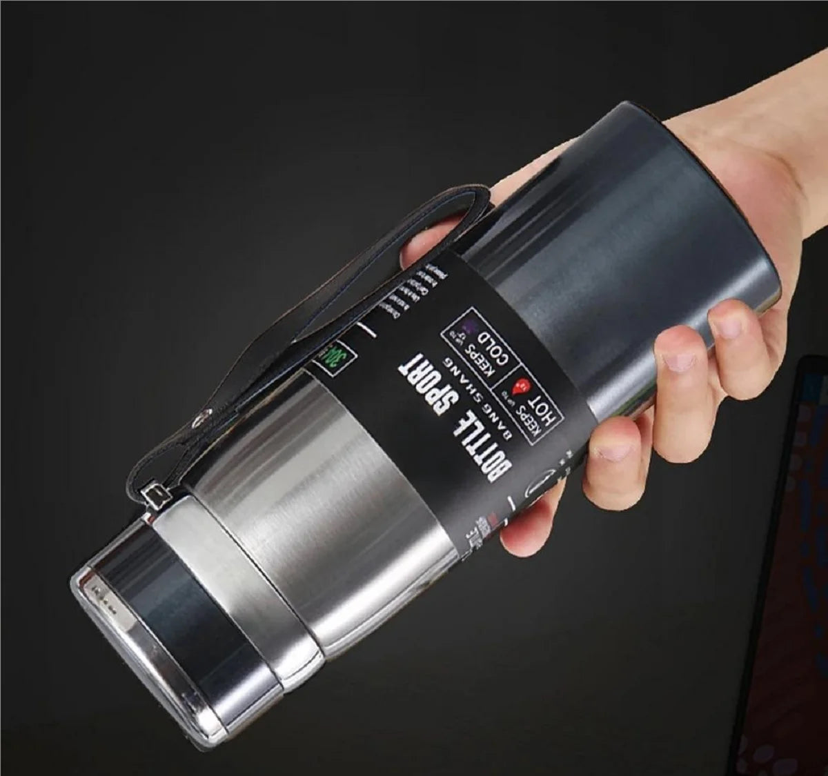 1L Thermal Water Bottle Keep Cold and Hot Water Bottle Thermos for Water Tea Coffee