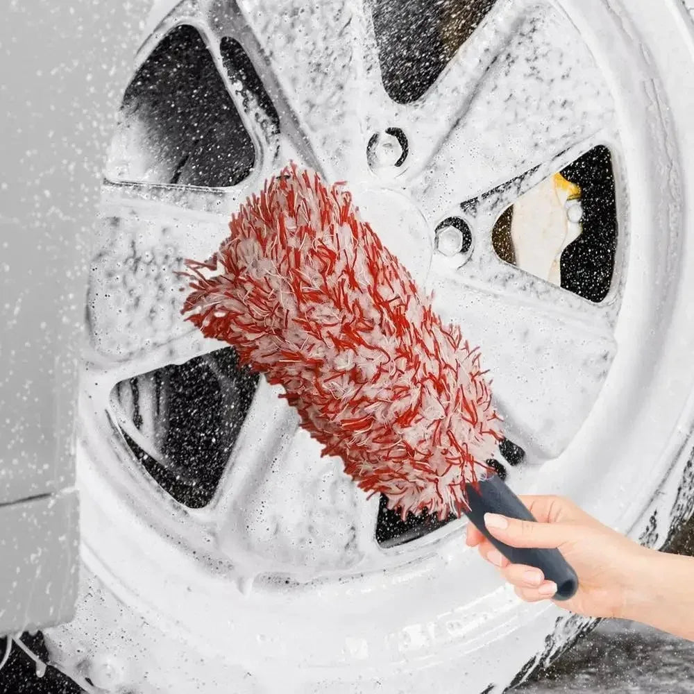 Car Wash Super Brush Plush Premium Wheels Brush Non-Slip