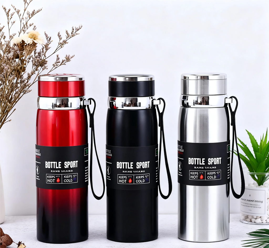 1L Thermal Water Bottle Keep Cold and Hot Water Bottle Thermos for Water Tea Coffee