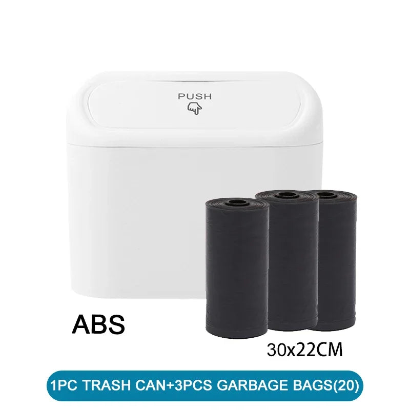 Car Trash Bin with Lid