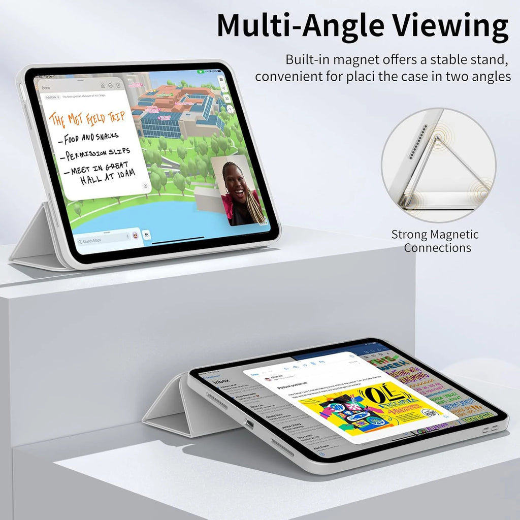 Tri-fold Flip Case For iPad Pro 12.9 inch (3rd/4th/5th/6th) 2018/2020/2021/2022 Magnetic Stand PU Leather Protective Cover