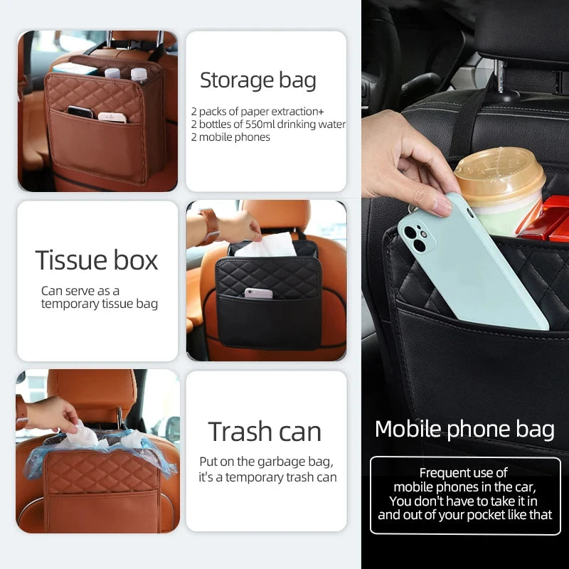 Multifunctional Car Seat Storage Bag