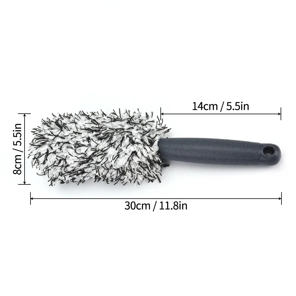 Car Wash Super Brush Plush Premium Wheels Brush Non-Slip