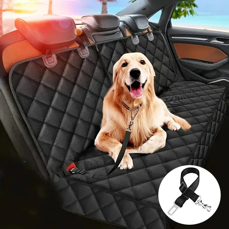 Car Dog Seat Cover for Back Seat Waterproof Auto Rear Pet Seat Protector