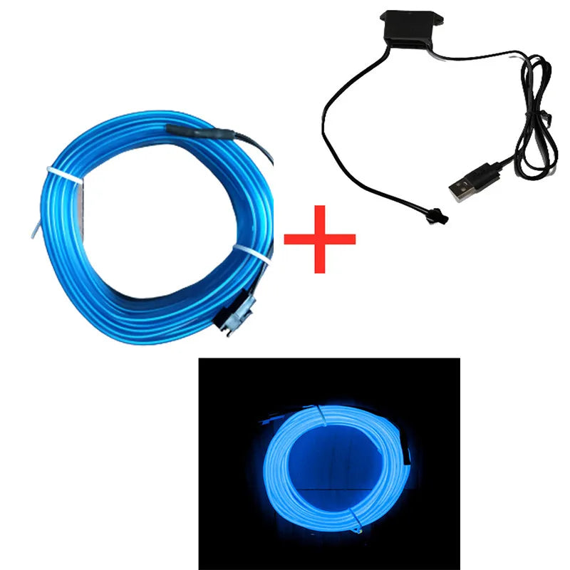 Car Interior Decorative Lamps Strips Atmosphere