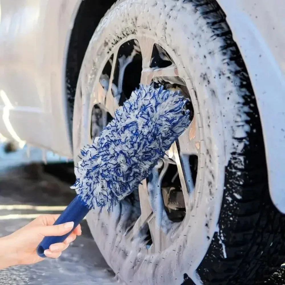Car Wash Super Brush Plush Premium Wheels Brush Non-Slip