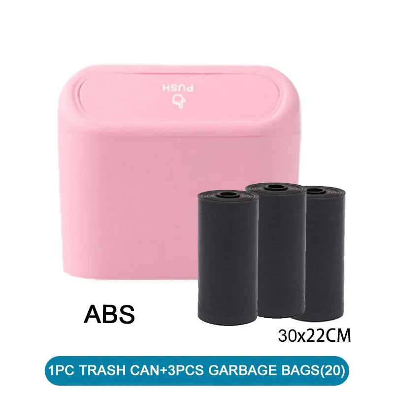 Car Trash Bin with Lid