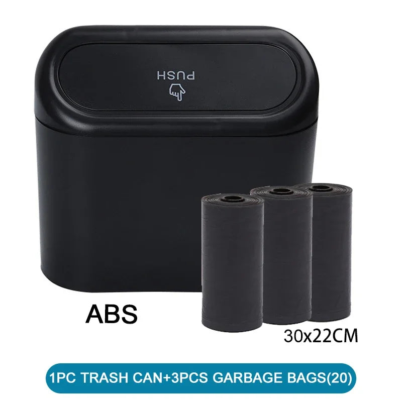 Car Trash Bin with Lid