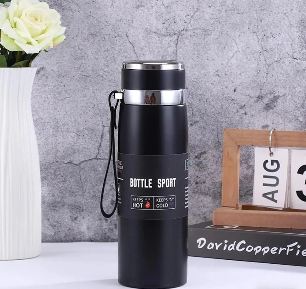 1L Thermal Water Bottle Keep Cold and Hot Water Bottle Thermos for Water Tea Coffee
