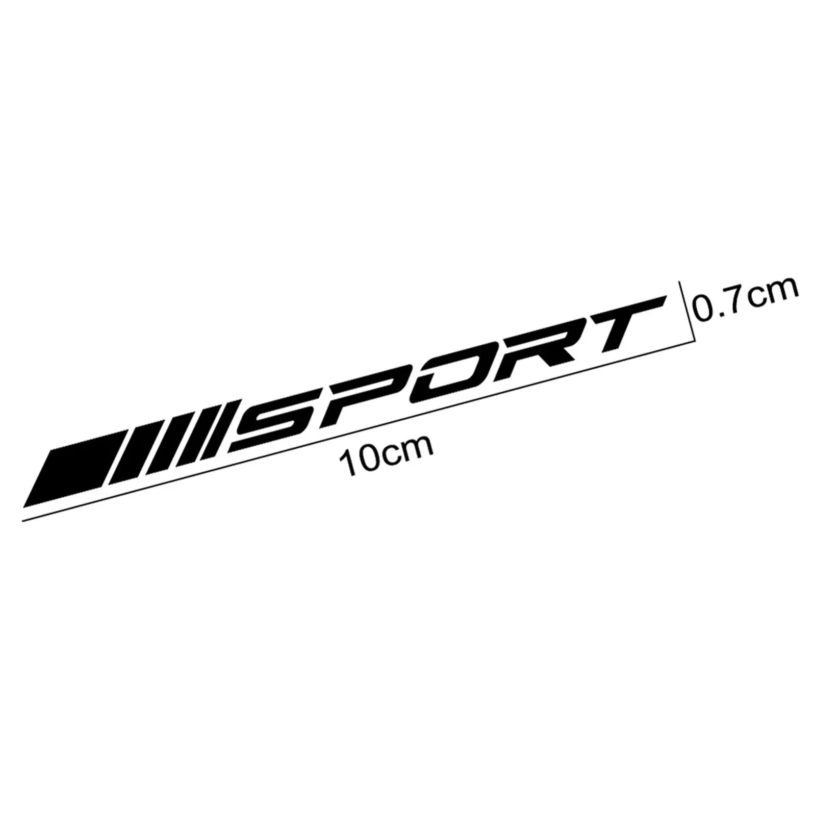 4pcs Creative Racing SPORT Letter