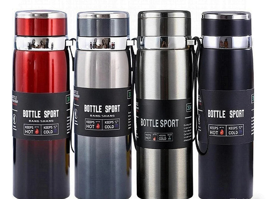 1L Thermal Water Bottle Keep Cold and Hot Water Bottle Thermos for Water Tea Coffee