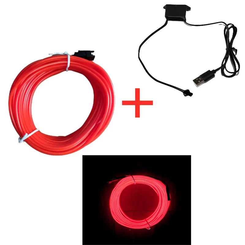 Car Interior Decorative Lamps Strips Atmosphere