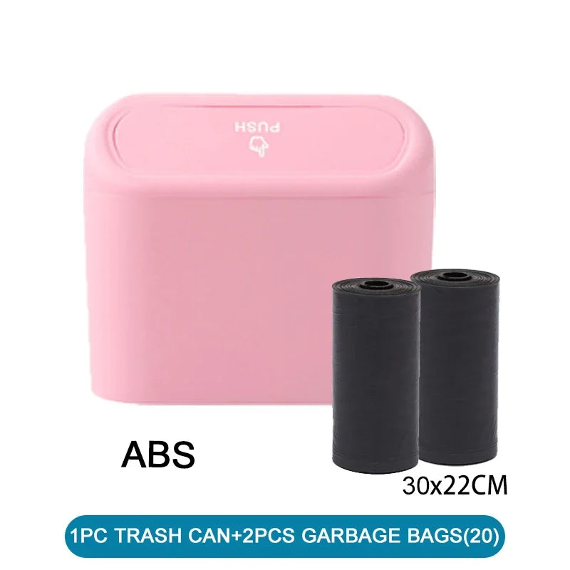 Car Trash Bin with Lid