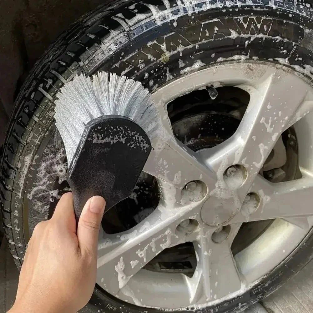 Car Wheel Cleaning Brush Detail..