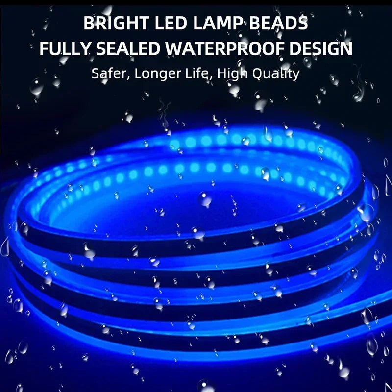 LED  Car Daytime Running Light DRL With Turn Signal