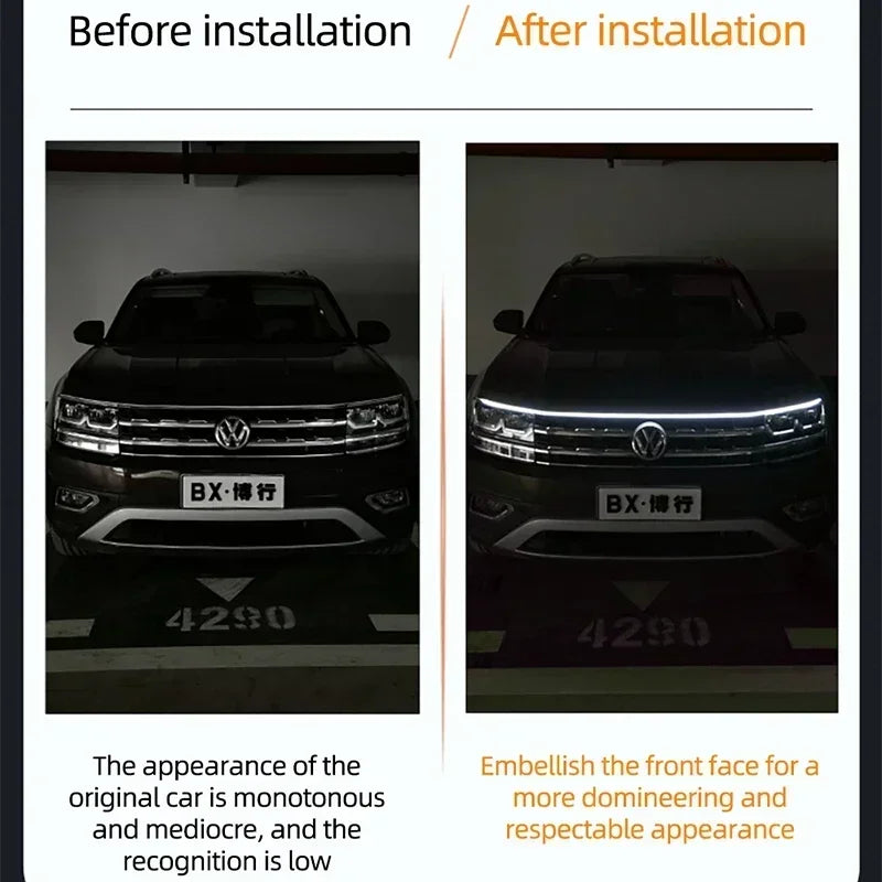 LED  Car Daytime Running Light DRL With Turn Signal
