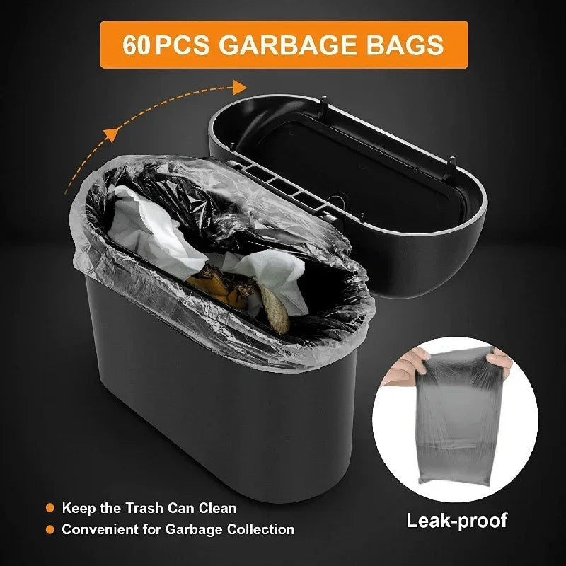 Car Trash Bin with Lid