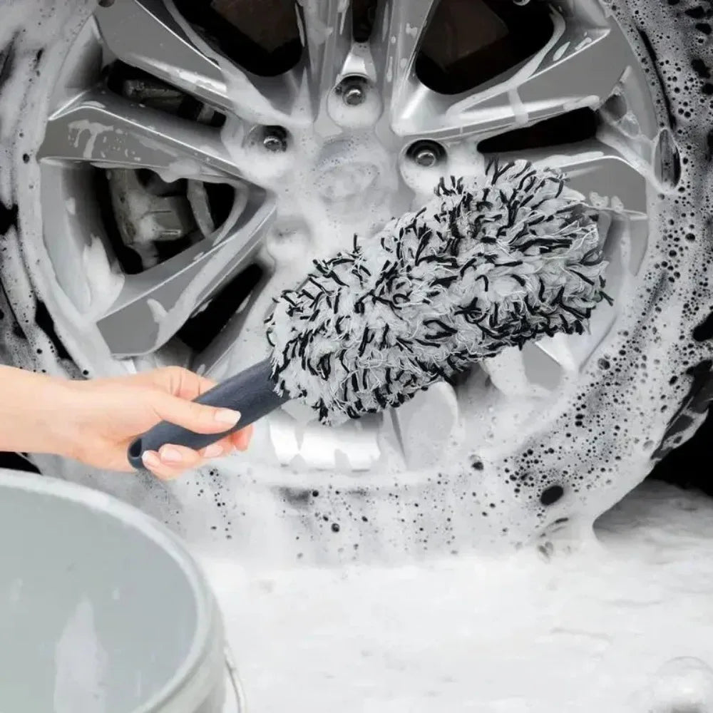 Car Wash Super Brush Plush Premium Wheels Brush Non-Slip
