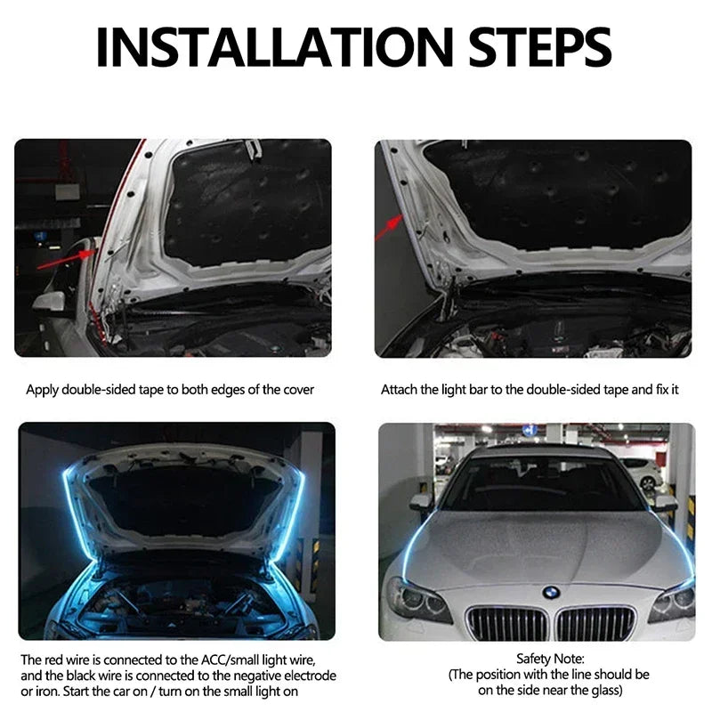 LED  Car Daytime Running Light DRL With Turn Signal