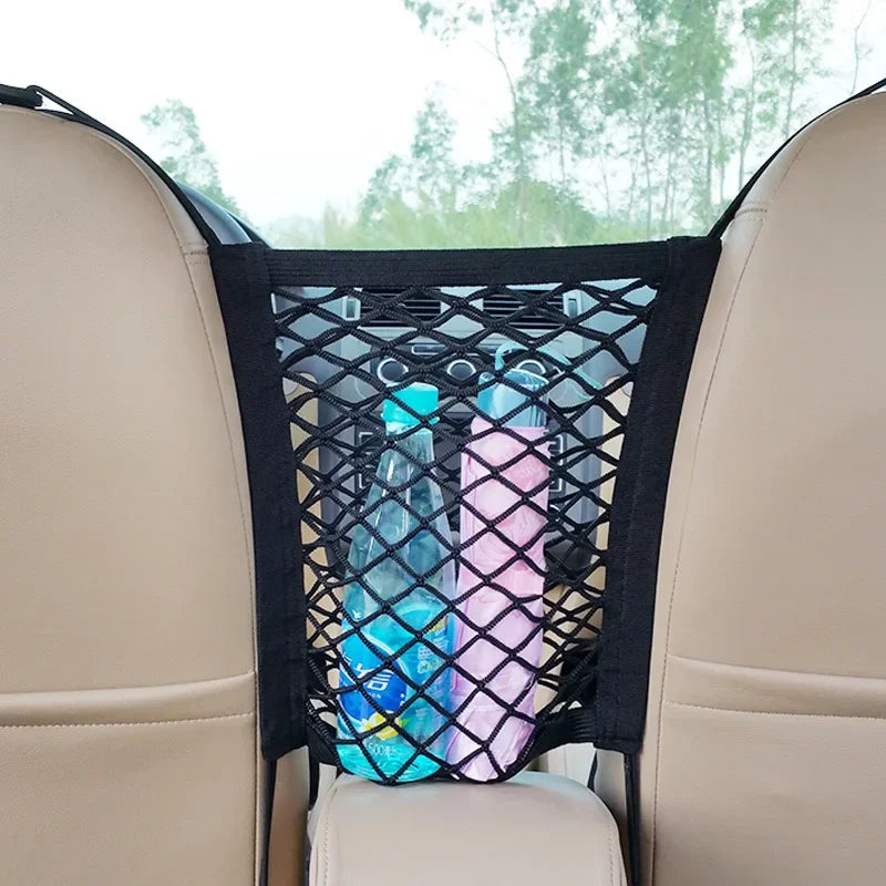 Car Storage Net Bag Between Seats Car Divider Pet