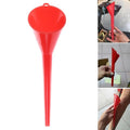 Car Long Stem Funnel Gasoline Oil Fuel Filling