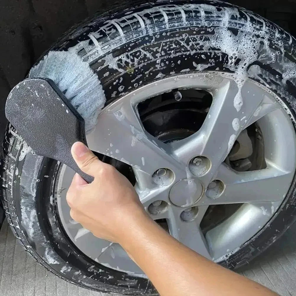 Car Wheel Cleaning Brush Detail..
