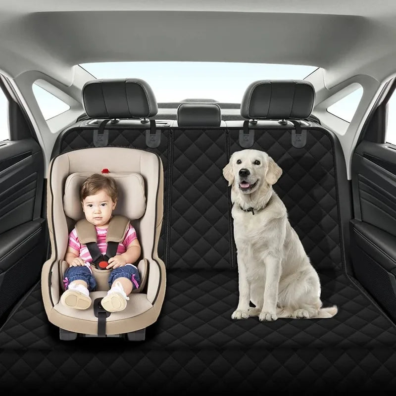 Car Dog Seat Cover for Back Seat Waterproof Auto Rear Pet Seat Protector